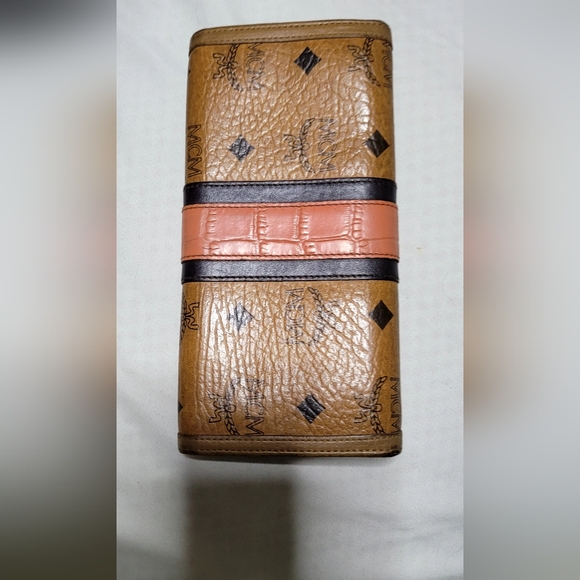 MCM Cognac Leather Long Wallet Excellent Condition - Picture 2 of 15
